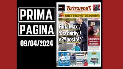 Prima pagina Tuttosport: “Furia Allegri: ‘Ora derby e secondo posto!'”