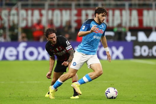 (Getty Images) Milan-Napoli, la moviola: è oggettivo il contatto tra Dest e Kvaratskhelia- immagine 2