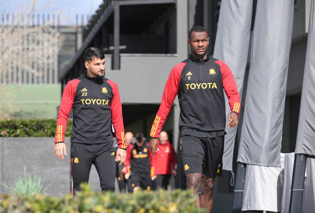 Trigoria, l’allenamento della Roma a due giorni dal Brighton – FOTO GALLERY - immagine 7