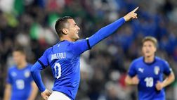 Under 21, l’Italia spazza via il Marocco: primo gol con gli Azzurrini per Bonazzoli