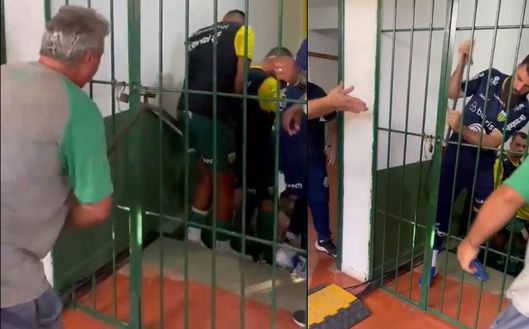 Brasile, giocatori Ypiranga “imprigionati” negli spogliatoi a fine primo tempo- immagine 3