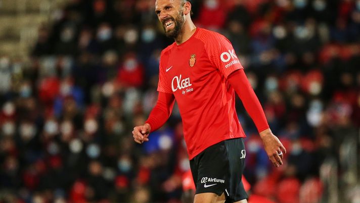 Vedat Muriqi, attaccante della Lazio, qui con il Maiorca, interessava al Brugge