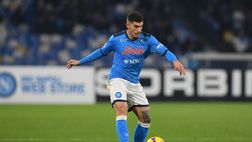 FOTO Il Napoli omaggia Di Lorenzo: 100 presenze in Serie A con la maglia azzurra