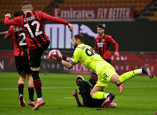 Gianluigi Donnarumma in Cagliari-Milan. Gianluigi Donnarumma in Cagliari-Milan.