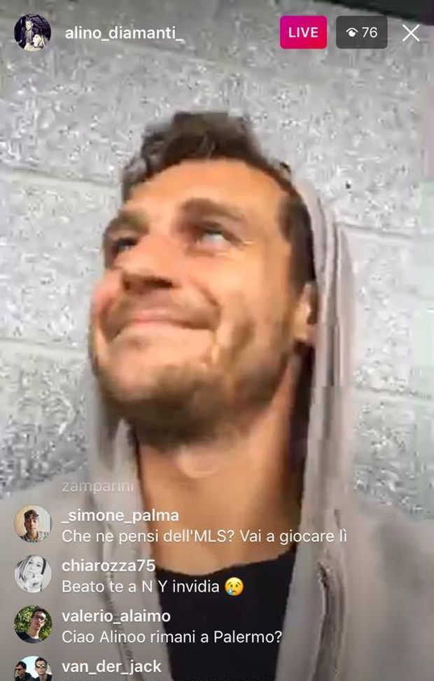 dal profilo Instagram di Alessandro Diamanti   dal profilo Instagram di Alessandro Diamanti