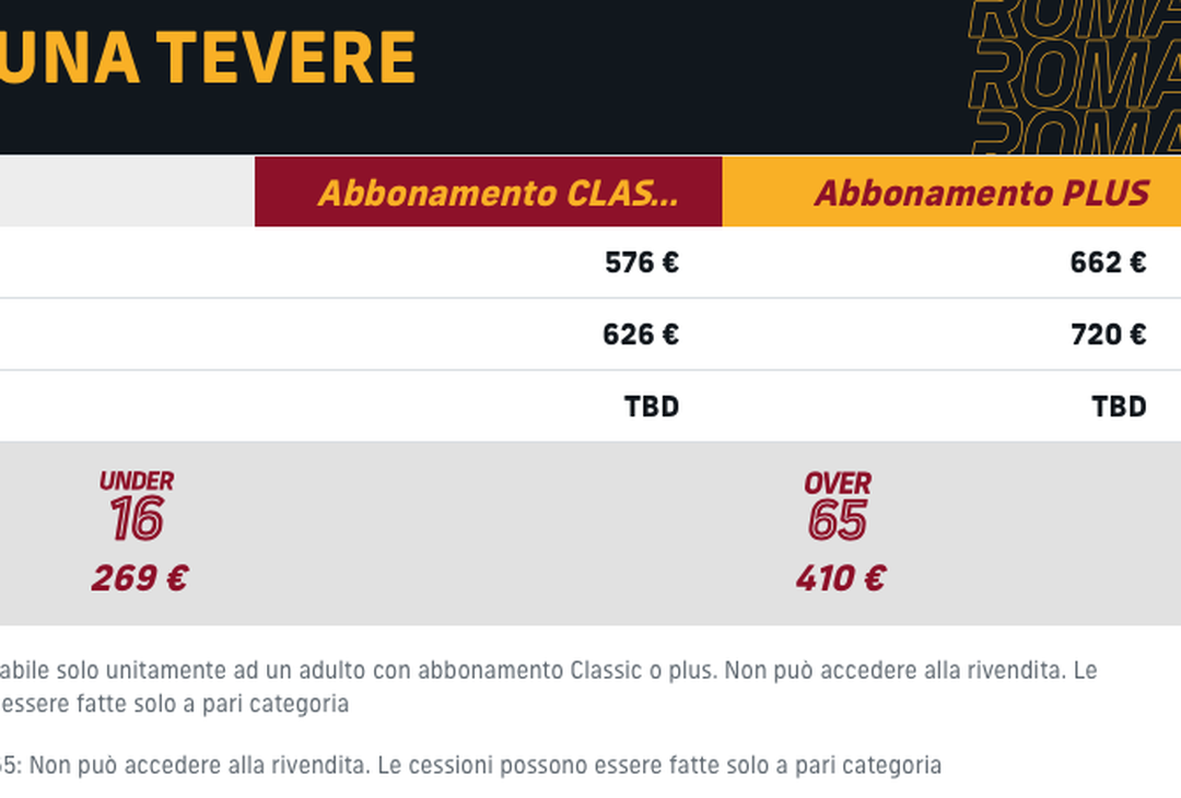 Abbonamenti Roma 2022/23 prezzi – GALLERY - immagine 6