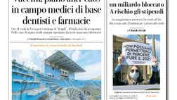 Prima Pagina, La Repubblica-Palermo: “Vaccini, piano anti-caos. In campo medico di base, dentisti e farmacie”