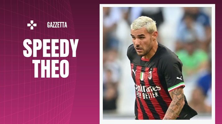 Theo Hernández AC Milan amichevole Olympique Marsiglia-Milan 0-2