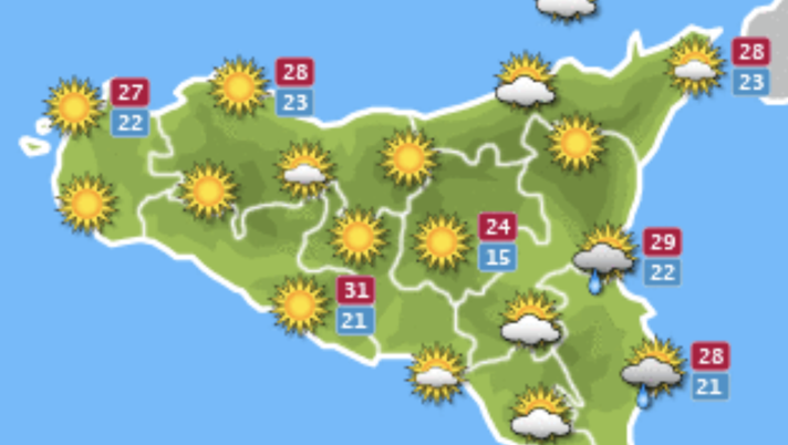 Meteo, Palermo: sereno e poco nuvoloso, le previsioni di mercoledì 29 settembre 