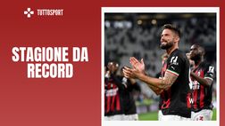 Juventus-Milan, Giroud sempre decisivo: stagione da record