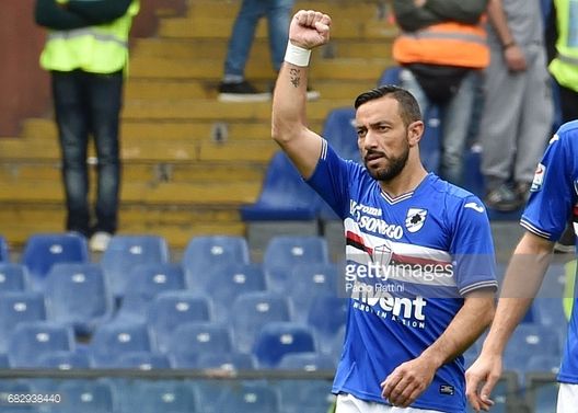 Fabio Quagliarella, attaccante della Sampdoria Fabio Quagliarella, attaccante della Sampdoria