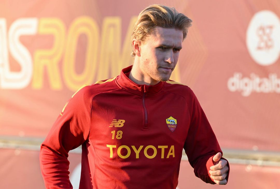Trigoria, primo allenamento con la Roma per Solbakken – FOTO GALLERY - immagine 10
