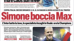 EDICOLA / CdS: Simone boccia Max. Lo specialista Inzaghi in finale. Ora la CL