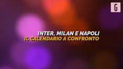 VIDEO Serie A, corsa scudetto: il calendario di Milan, Inter e Napoli a confronto