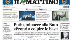 PRIMA PAGINA IL MATTINO OGGI: “Kvara in dubbio per l’Atalanta, avanza Raspadori”