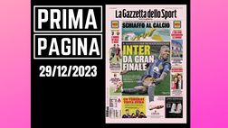 Prima pagina Gazzetta dello Sport: “Inter da gran finale”
