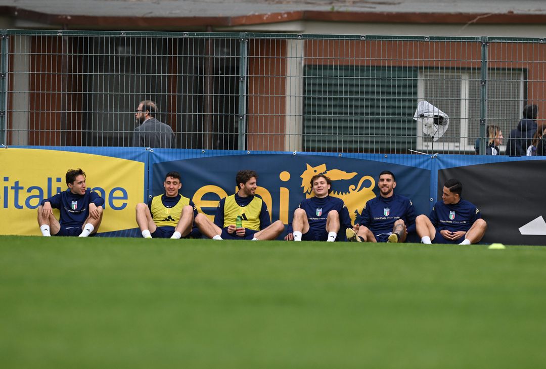 Italia, Pellegrini e Mancini si allenano con la Nazionale di Spalletti – FOTOGALLERY - immagine 3