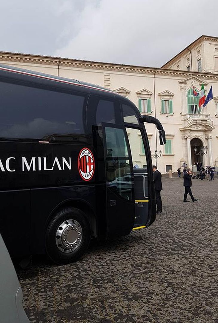 GALLERY PM – Coppa Italia, ecco l’arrivo del Milan al Quirinale - immagine 4