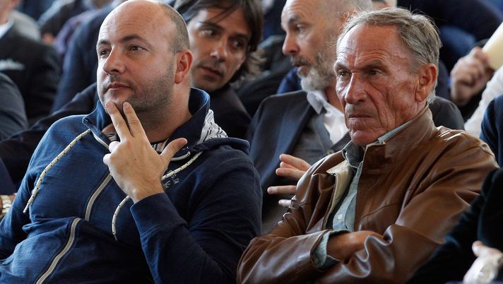FLORENCE, ITALY - MARCH 27: Karel Zeman (L) of Reggina 1914 and Zdenek eman attends at Italian Football Federation 'Panchine D'Oro E D'Argento' Prize  at Coverciano on March 27, 2017 in Florence, Italy.  (Photo by Maurizio Lagana/Getty Images) 