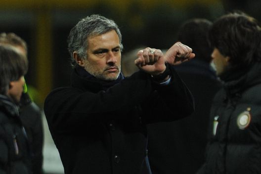 Tagliavento Mourinho manette (getty images) Tagliavento Mourinho manette (getty images)