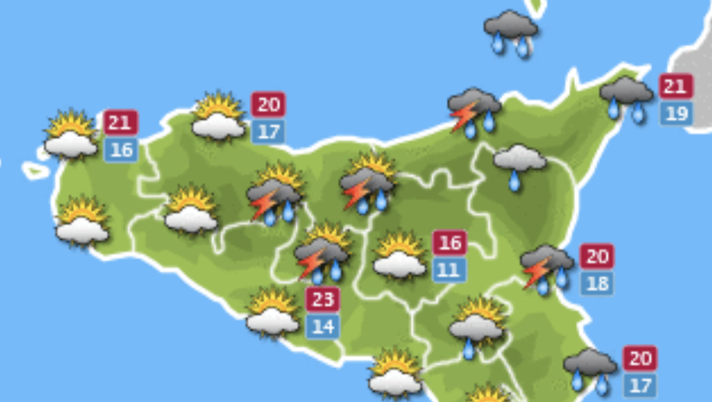 Meteo, Palermo: coperto con nubi sparse, le previsioni di sabato 30 ottobre meteo