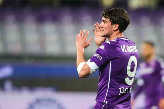  GERMOGLI PH: 5 FEBBRAIO 2021 FIRENZE STADIO ARTEMIO FRANCHI SERIE A FIORENTINA VS INTER NELLA FOTO VLAHOVIC 