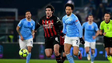 Sandro Tonali AC Milan Lazio-Milan Serie A 2022-2023