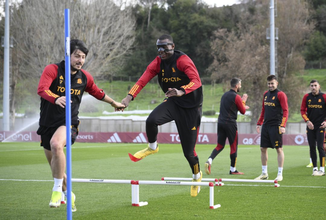 Roma, la rifinitura alla vigilia del Brighton – FOTOGALLERY - immagine 4