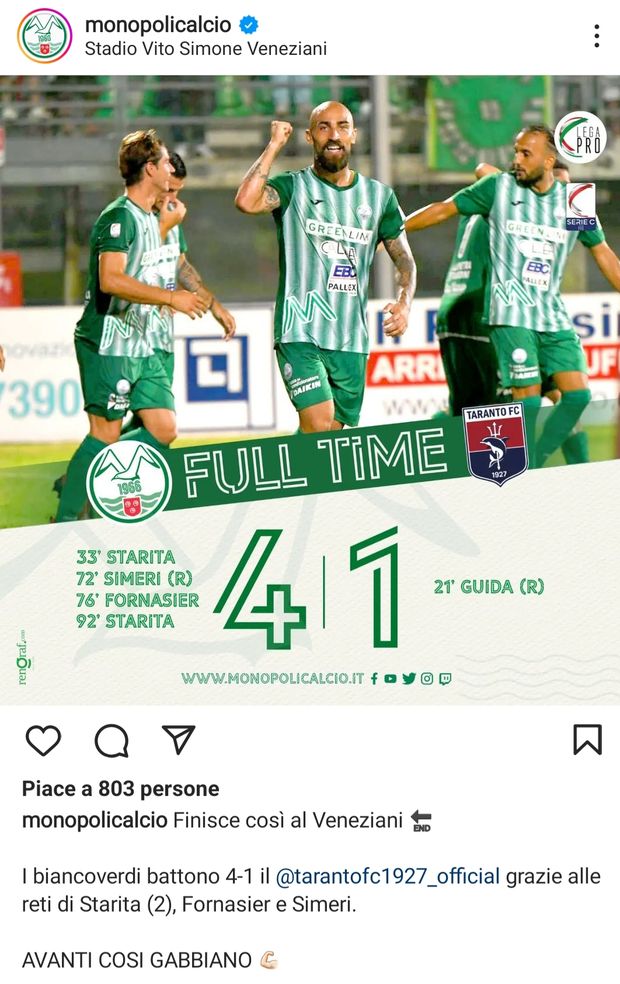 Tifosi, scontri al derby pugliese Monopoli-Taranto: inchiesta e multe salate per i club- immagine 2