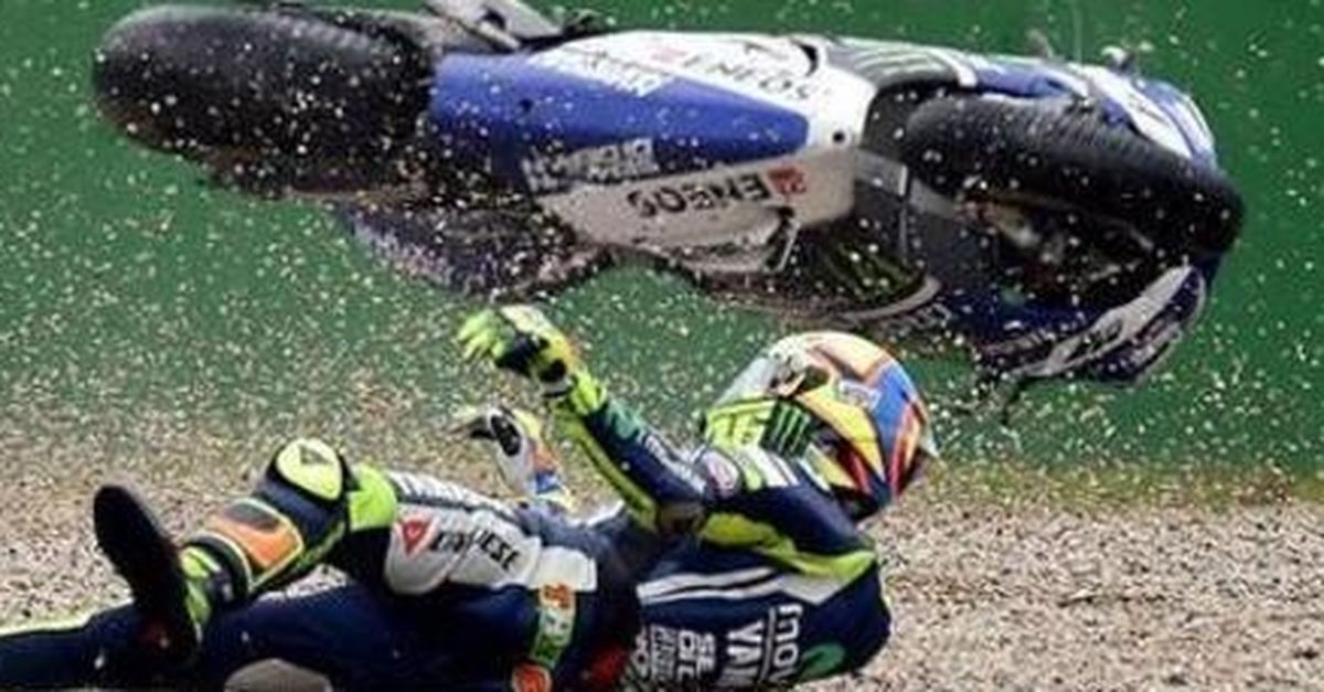 Paura Per Valentino Rossi Ad Aragona I Medici: “Trauma Cranico ...