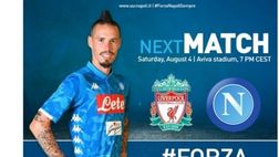 Liverpool Napoli, il tweet della società: “Alle 19 il calcio d’inizio. #ForzaNapoliSempre”