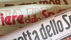 Le prime pagine dei quotidiani sportivi nazionali