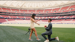 Marcos Llorente, proposta di matrimonio… al Wanda Metropolitano