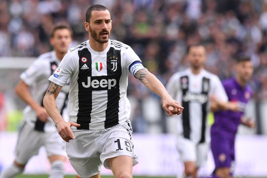 TURIN, ITALY - APRIL 20: Leonardo Bonucci of Juventus gestures during the Serie A match between Juventus and ACF Fiorentina on April 20, 2019 in Turin, Italy. (Photo by Tullio Puglia - Juventus/Juventus FC via Getty Images) TURIN, ITALY - APRIL 20: Leonardo Bonucci of Juventus gestures during the Serie A match between Juventus and ACF Fiorentina on April 20, 2019 in Turin, Italy. (Photo by Tullio Puglia - Juventus/Juventus FC via Getty Images)