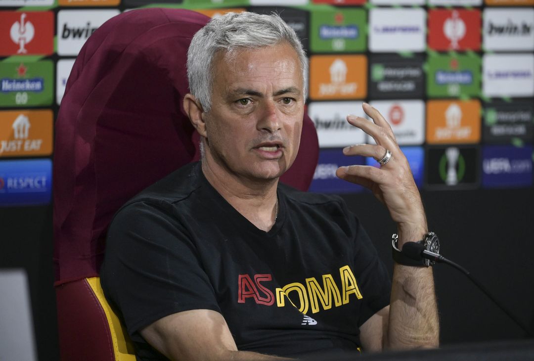 Roma, la conferenza stampa di Mourinho durante il Uefa Media Day – FOTO GALLERY - immagine 18