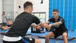 Inter, forza e tattica ad Appiano: tra Icardi e Lautaro l’intesa inizia in palestra