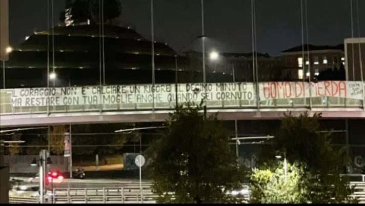Milan-Inter AC Milan Calhanoglu Curva Sud