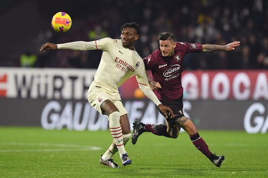 Rafael Leao e Pasquale Mazzocchi Rafael Leao e Pasquale Mazzocch