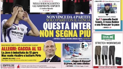 Prima Pagina, La Gazzetta dello Sport: “Furia Milan. Allegri, caccia al 13″