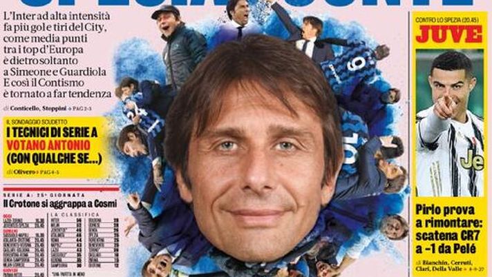 Prima Pagina, La Gazzetta dello Sport: “Special Conte. Ibra, canta che ti passa! La Asl blocca il Torino, ma la Lega non rinvia” 