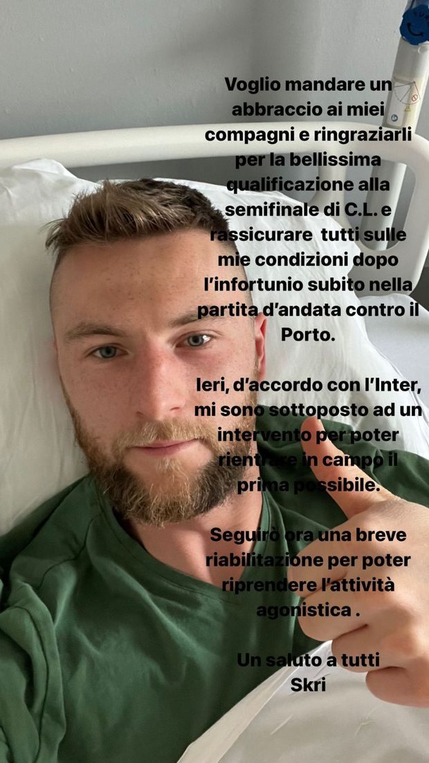 Skriniar: “Mi sono infortunato con il Porto, operazione per tornare presto. Con l’Inter…”- immagine 4