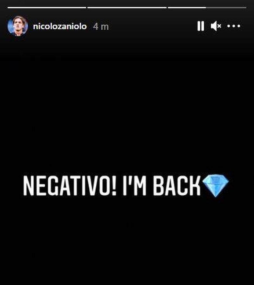Zaniolo annuncia: “Negativo al Covid!”. Quando può tornare in campo- immagine 2