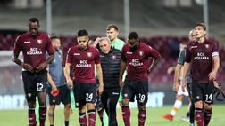 Salernitana, chiesto il rinvio della gara col Venezia: squadra bloccata dall’Asl