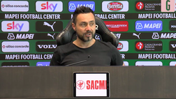 VIDEO Sassuolo, De Zerbi: “Futuro? Scrivono tante cose, ma a squadra sarà la prima a sapere”