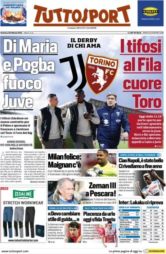 EDICOLA TS – Inter, Lukaku ci riprova - immagine 1