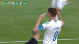 Mondiali Under 20, gran gol di Pinamonti: girata ed esultanza polemica – VIDEO