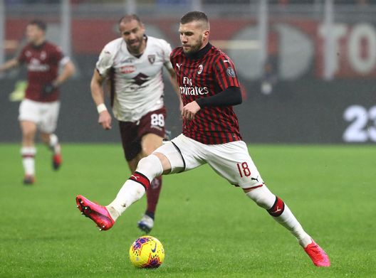  Ante Rebic in azione durante Milan-Torino (credits: GETTY Images) 