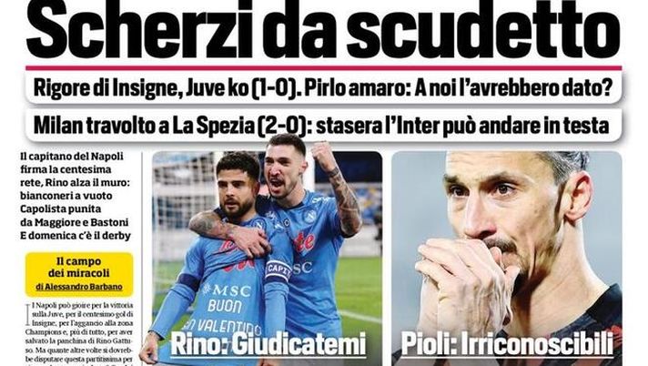 Il Corriere dello Sport, la prima pagina di oggi, domenica 14 febbraio 2021 Il Corriere dello Sport, la prima pagina di oggi, domenica 14 febbraio 2021