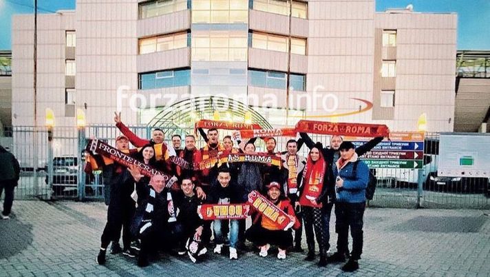 Zorya-Roma, circa 30 tifosi a sostenere la squadra: tra loro il Fronte Ucraino 