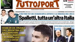 PRIMA PAGINA TUTTOSPORT OGGI: “Juve: Soulé 50 milioni, è il caso?”